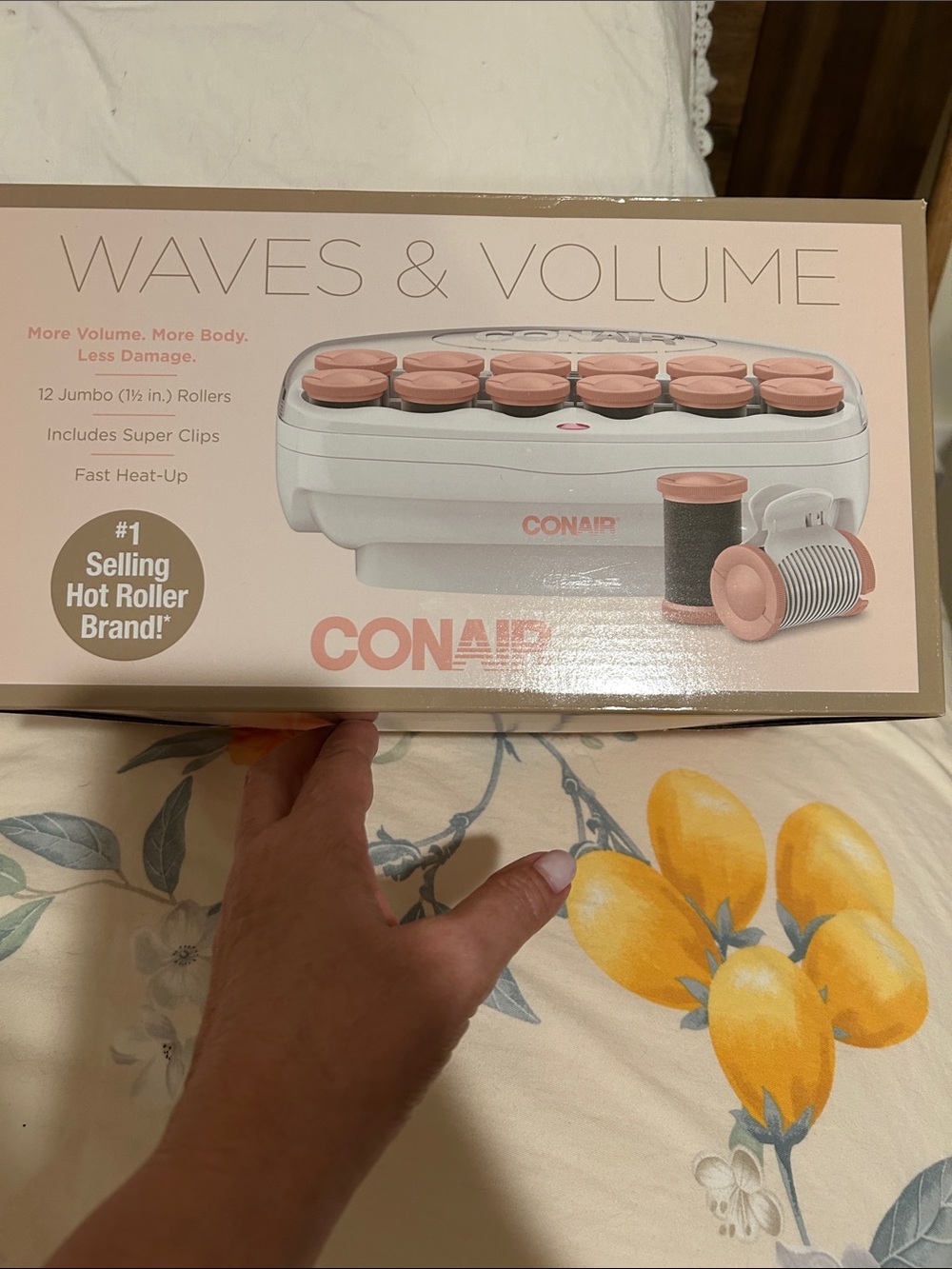 Conair Waves & Volume Pink Hot Roller Set